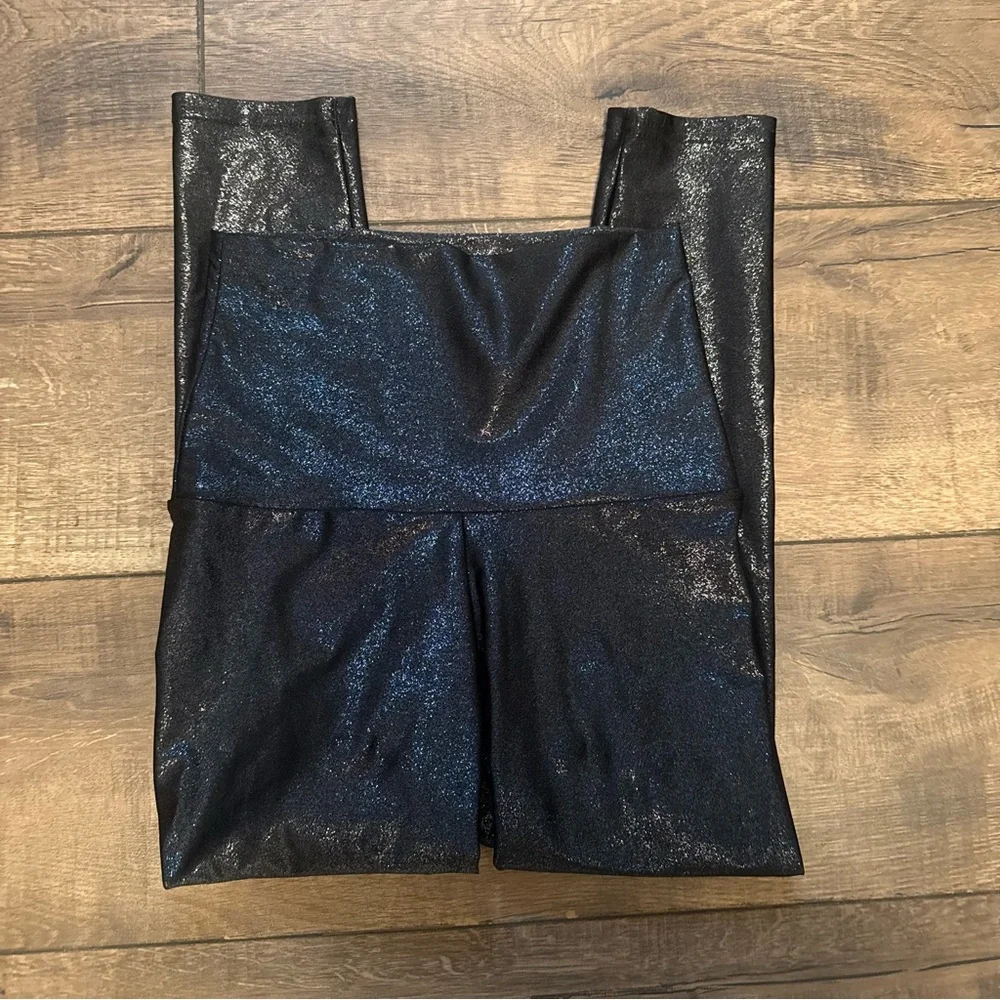 Emily Hsu Designs Shimmer Black Leggings - Picture 5 of 7